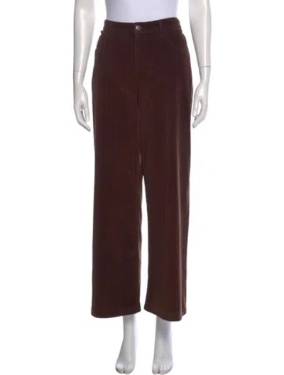 Pre-owned The Row 2024 Wide Leg Pants In Brown