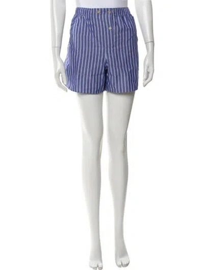 Pre-owned The Row 2025 Mini Shorts In Blue