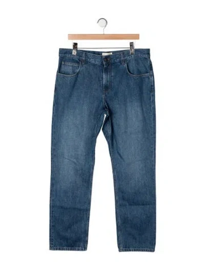 Pre-owned The Row 2025 Straight-leg Jeans W/ Tags In Blue