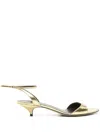 The Row 35mm Vika Sandals - Women's - Calf Leather In Gold