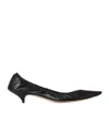 The Row Brown Liisa Kitten Heels In Black