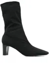 The Row 65mm Felice Stretch Ankle Boots In Black