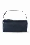 The Row '90s Leather Shoulder Bag In Ocean Ans