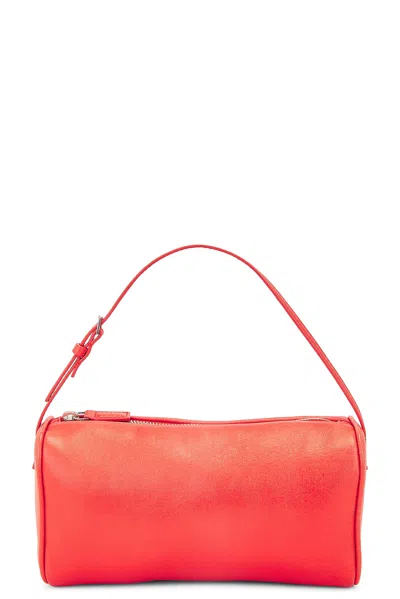 The Row 90's Bag Nappa Leather Top Handle Bag In Red Ans