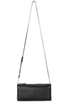 The Row Zippered Crossbody Bag In Black