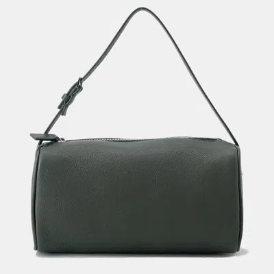 Pre-owned The Row 90's Handbag Dark Khaki Leather In Green