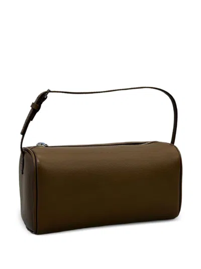 The Row 90's Leather Handbag In Brown