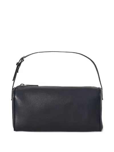 The Row 90's Rounded Leather Tote Bag In Blue