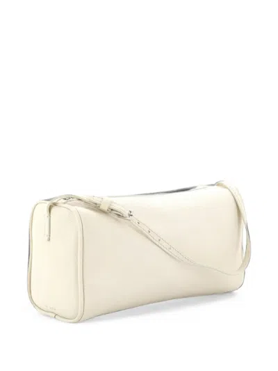 Pre-owned The Row 90's Top Handle Bag Leather Shoulder Bag In Neutrals