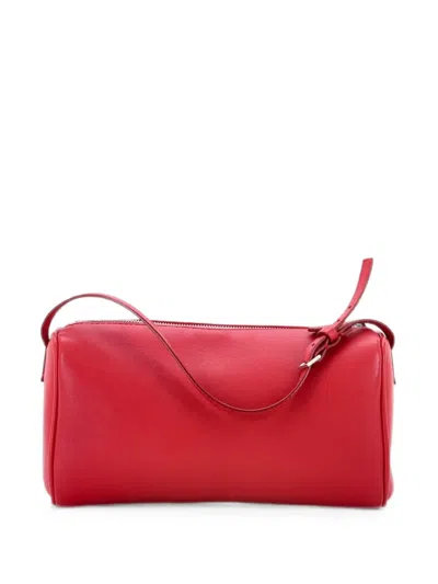 Pre-owned The Row 90's Top Handle Bag Leather Shoulder Bag In Red