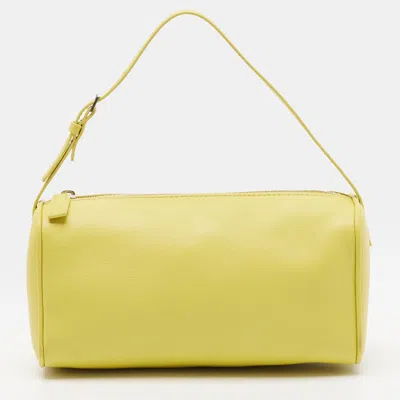 Pre-owned The Row 90's Yellow Leather Bag