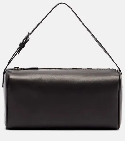 The Row '90s Leather Shoulder Bag In Black