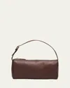 The Row 90s Top-handle Bag In Silk Leather In Brown