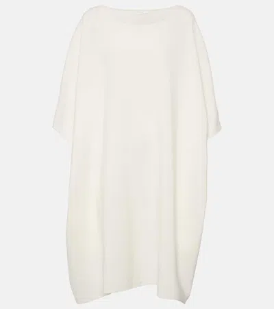 THE ROW ABASI OVERSIZED WOOL AND SILK MIDI DRESS