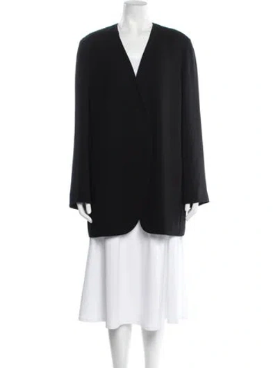 Pre-owned The Row Acetate Jacket In Black