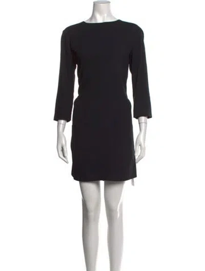 Pre-owned The Row Acetate Mini Dress In Black