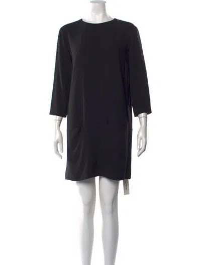 Pre-owned The Row Acetate Mini Dress In Black