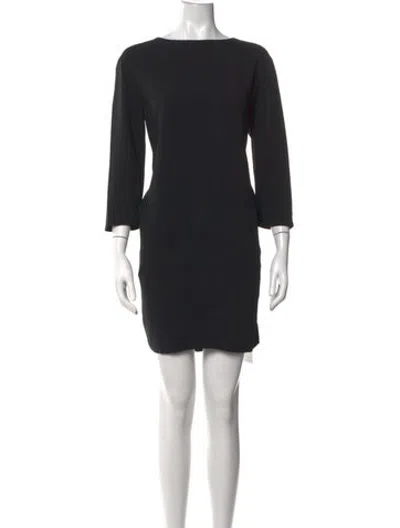 Pre-owned The Row Acetate Mini Dress In Black