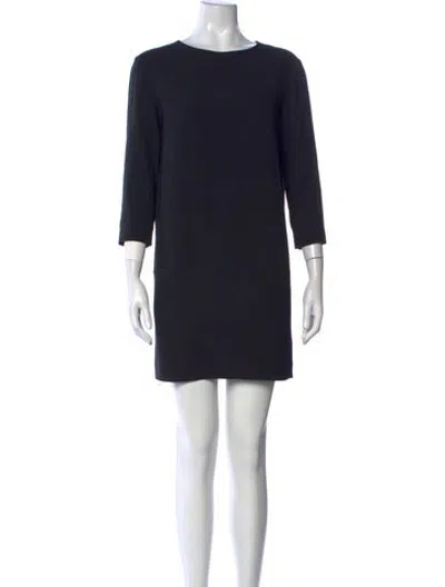 Pre-owned The Row Acetate Mini Dress In Black