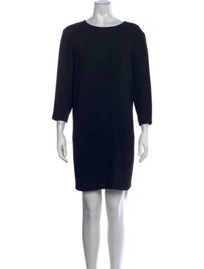 Pre-owned The Row Acetate Mini Dress In Blue