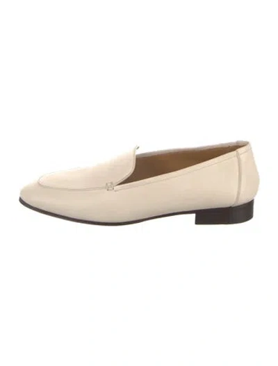 Pre-owned The Row Adam Leather Loafers In Black