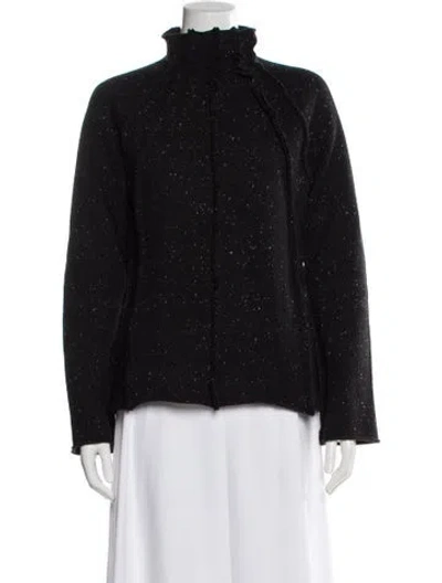 Pre-owned The Row Adamy Wool Sweater Wool Sweater In Black
