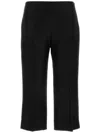 The Row Black Wool Blend Adelie Pant In Black