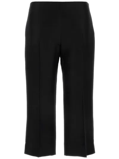 The Row Black Wool Blend Adelie Pant