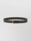 The Row Adjustable Belt Featuring Smooth Finish And Gold-tone Buckle In Brown