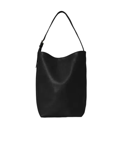 The Row Adjustable Handbag In Black