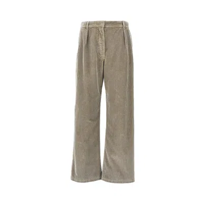 The Row 'adler' Corduroy Pants In Neutral