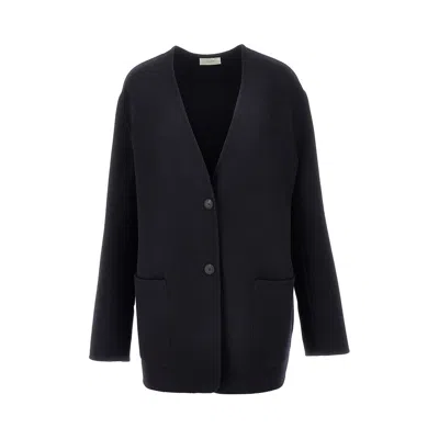 The Row 'adoma' Cashmere Jacket In Black