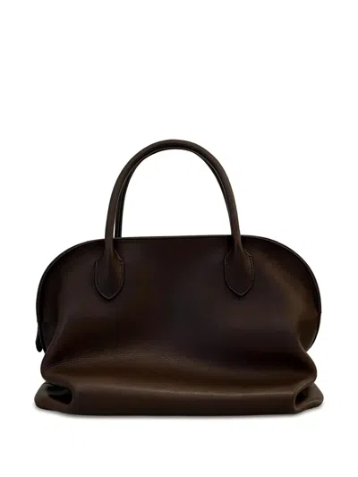 The Row Agnes Shoulder Bag In Brown