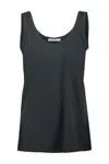 The Row Aika Relaxed Tank Top In Black