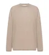 The Row Akito Cashmere Long-sleeve T-shirt In Pink