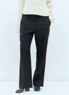The Row Albereta Wool Pants In Black
