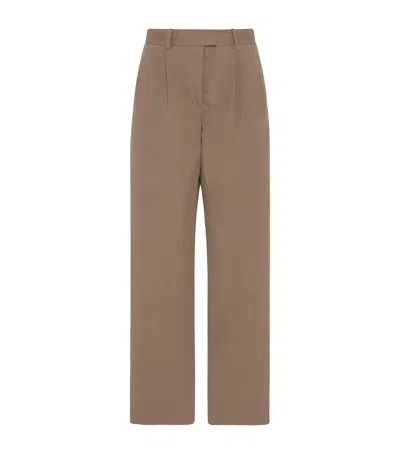 THE ROW ALFIDIS COTTON TROUSERS