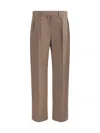 The Row Alfidis Pants In Brown