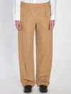 The Row Alfidis Trousers In Brown