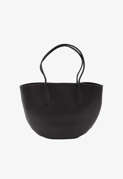 THE ROW ALGER GRAINED LEATHER TOTE BAG