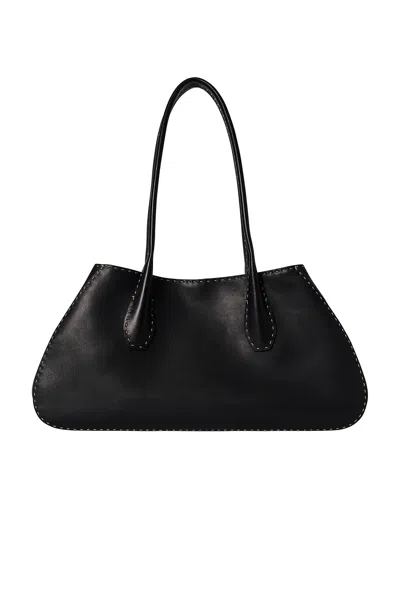 The Row Alger Shoulder Bag In Black