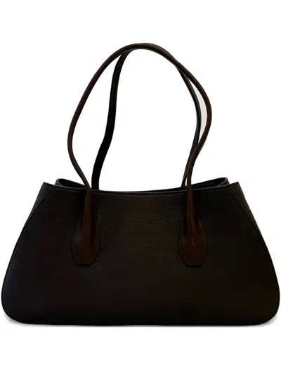 The Row Alger Shoulder Bag In Brown