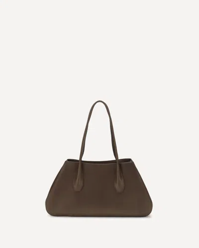 The Row Alger Shoulder Bag In Brown