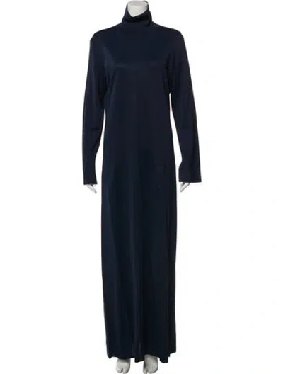 Pre-owned The Row Alicho Long Dress In Blue