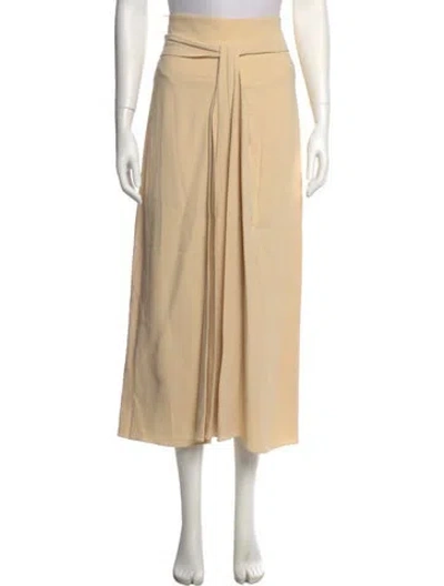 Pre-owned The Row Alina Midi Length Skirt In Neutral