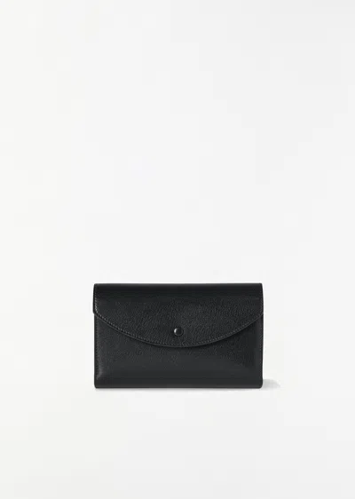 The Row All In Wallet In Black