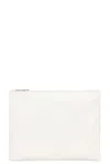 The Row Allegra Pouch In Optic White Ans
