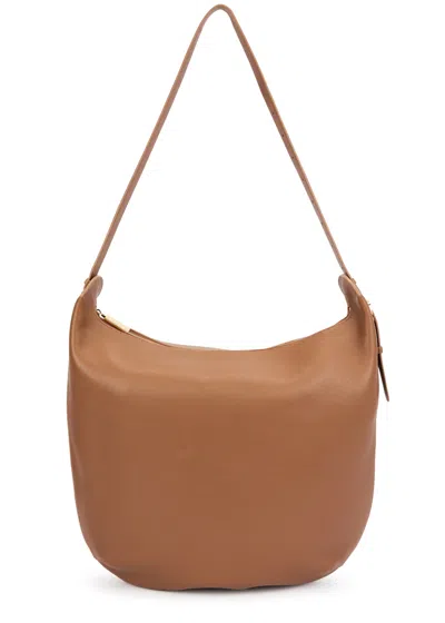 The Row Allie Leather Shoulder Bag In Green
