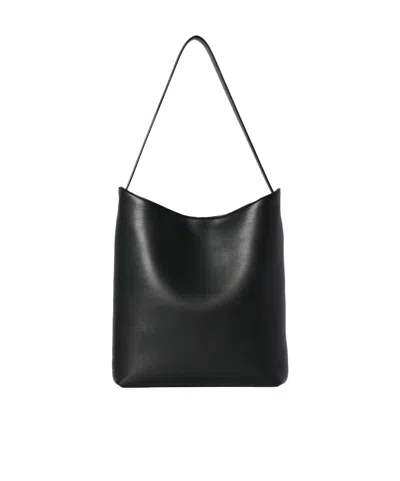 The Row Alma Shoulder Bag In Black