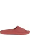 The Row Ama Rubber Slippers In Red
